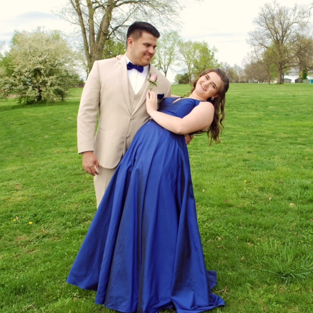 Royal blue formal/prom dress. Worn once.